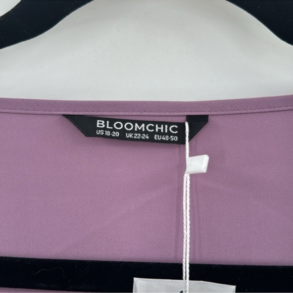 3For$20 BloomChic Dark Pink Blouse NWT size 2X - Picture 3 of 5